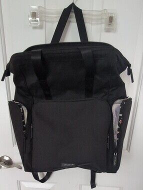 Vera Bradley Black Diaper Bag, Backpack